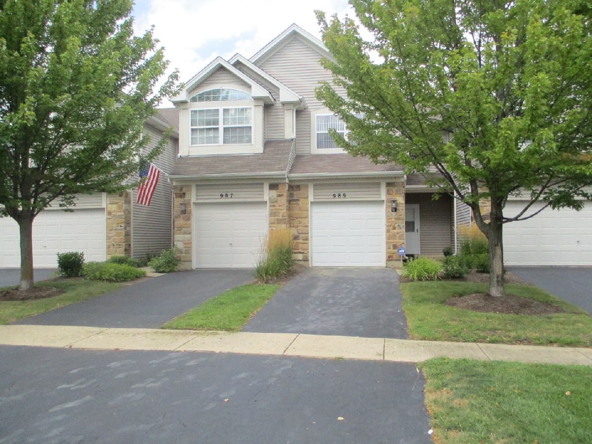 Townhomes Rented Windstone Crossing Lake In The Hills Illinois, 989 Mesa