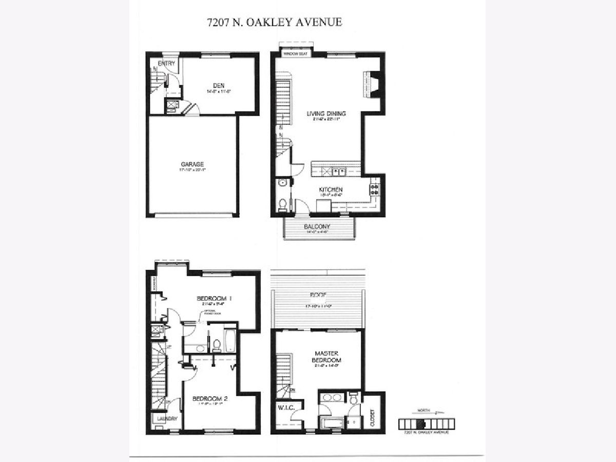 Subdivision Rented 9north Townhomes Chicago Illinois, 7207 Oakley