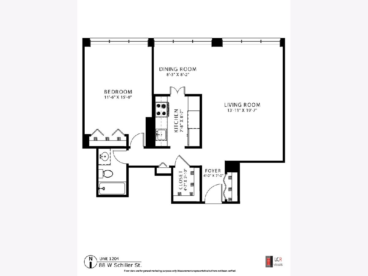 Condominiums Rented Lowell House Chicago Illinois, 88 Schiller