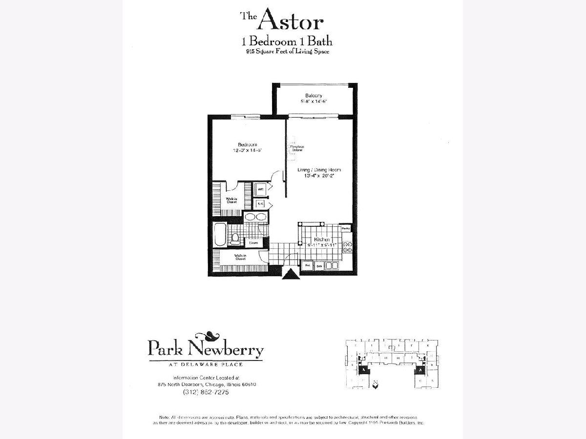 Condominiums Rented Park Newberry Chicago Illinois, 55 Delaware