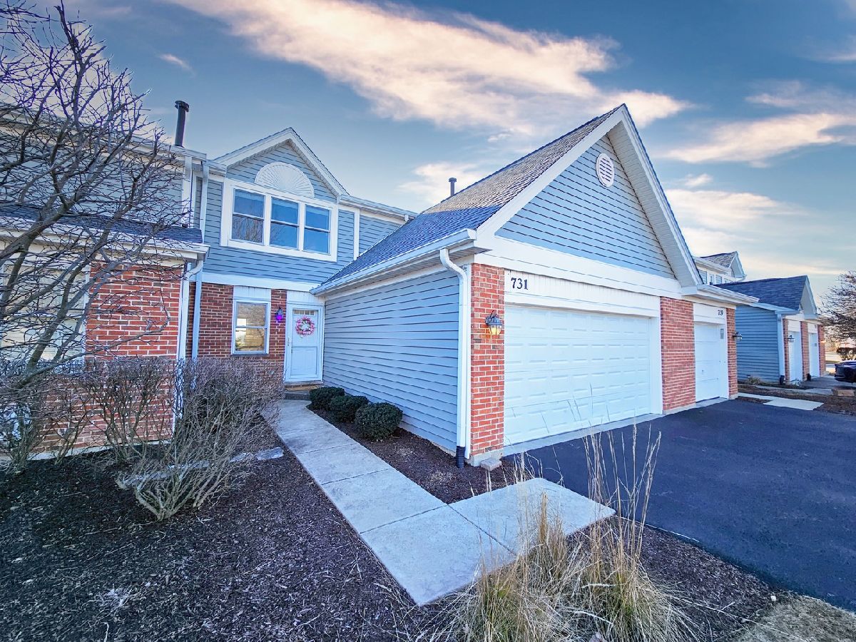 Townhomes & Condos & Homes Sold Elk Trail Carol Stream Illinois, 731 Hoover