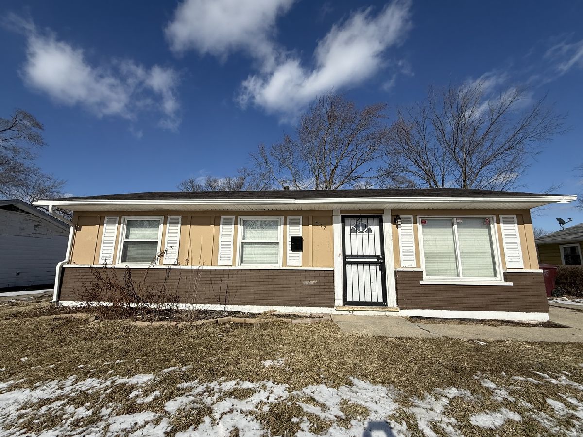  For Rent Chicago Heights Illinois, 537 Andover