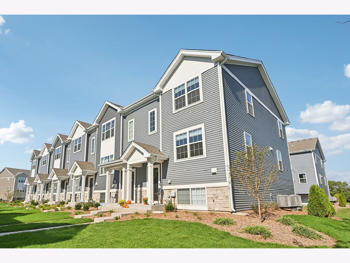 Townhomes & Condos & Homes For Sale Cambridge Lakes Pingree Grove Illinois, 1387 Oakfield Lane
